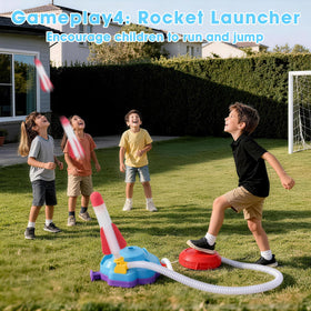 KIPLATOY adjustable height water rockets suit different ages.