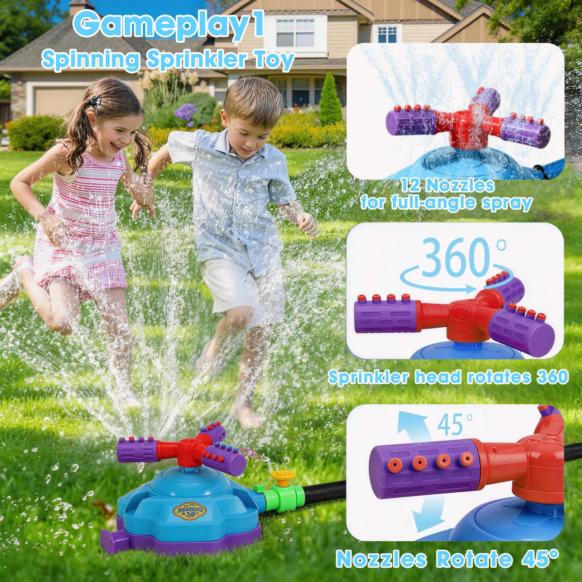 KIPLATOY water baseball bat and ball for active outdoor fun.