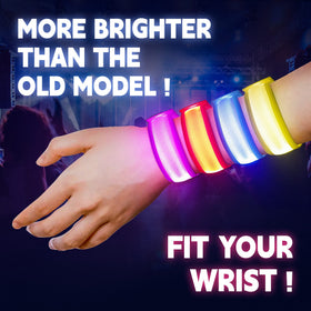 KIRALUMI glow bracelet in green for outdoor activities and safe night walking