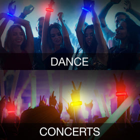 KIRALUMI glow bracelet in yellow for high visibility at events and sports
