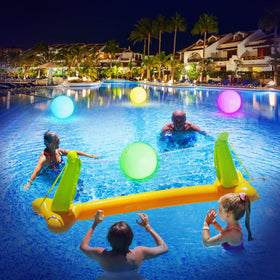 KIRALUMI waterproof pool ball endures splashes and sandy outdoor play