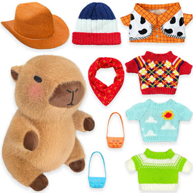 Kireidane Capybara Plush dress-up kit sparks kids' creativity