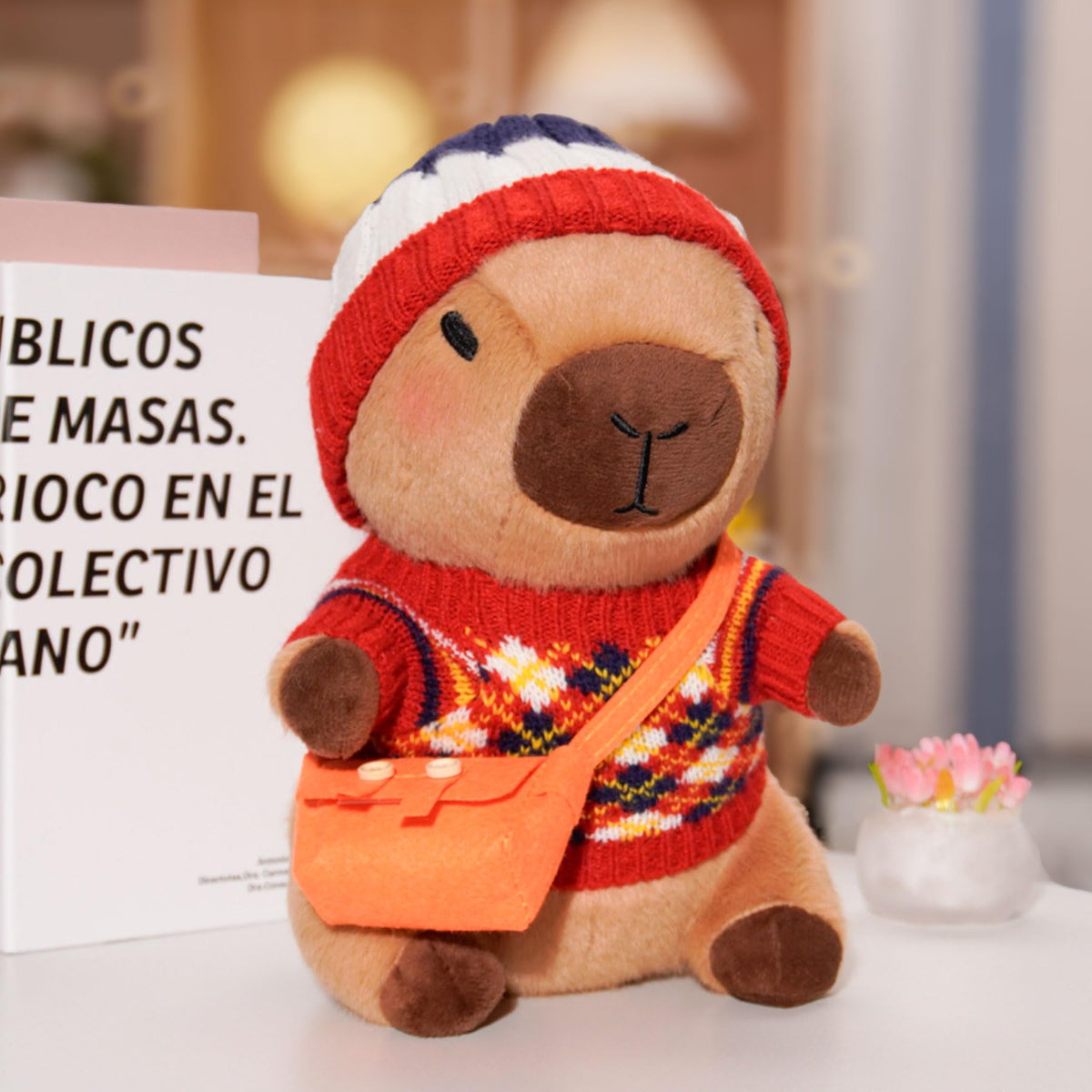 Kireidane Capybara Plush measures 10.2 inches for small hands
