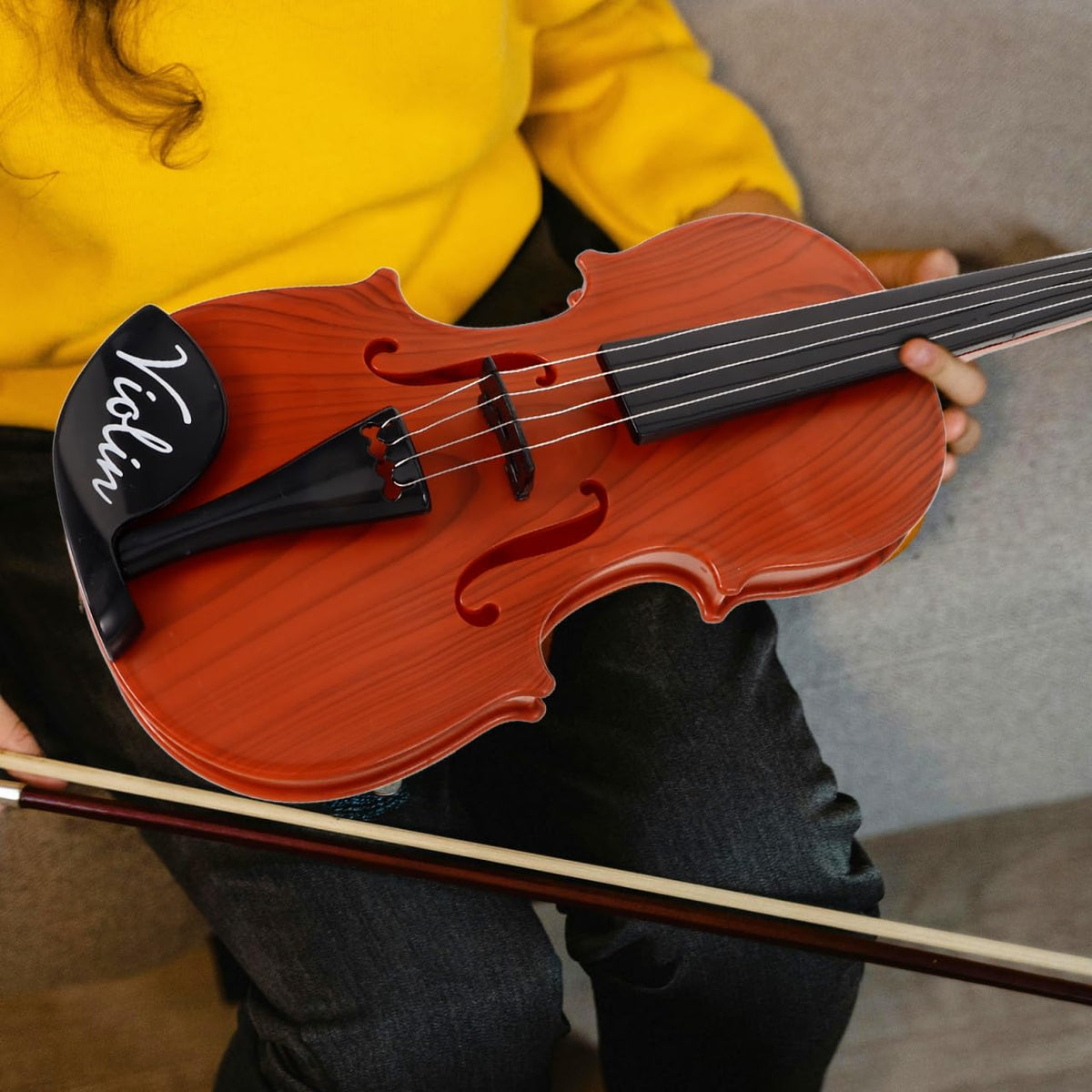 Kisangel home or classroom violin toy, versatile learning aid.