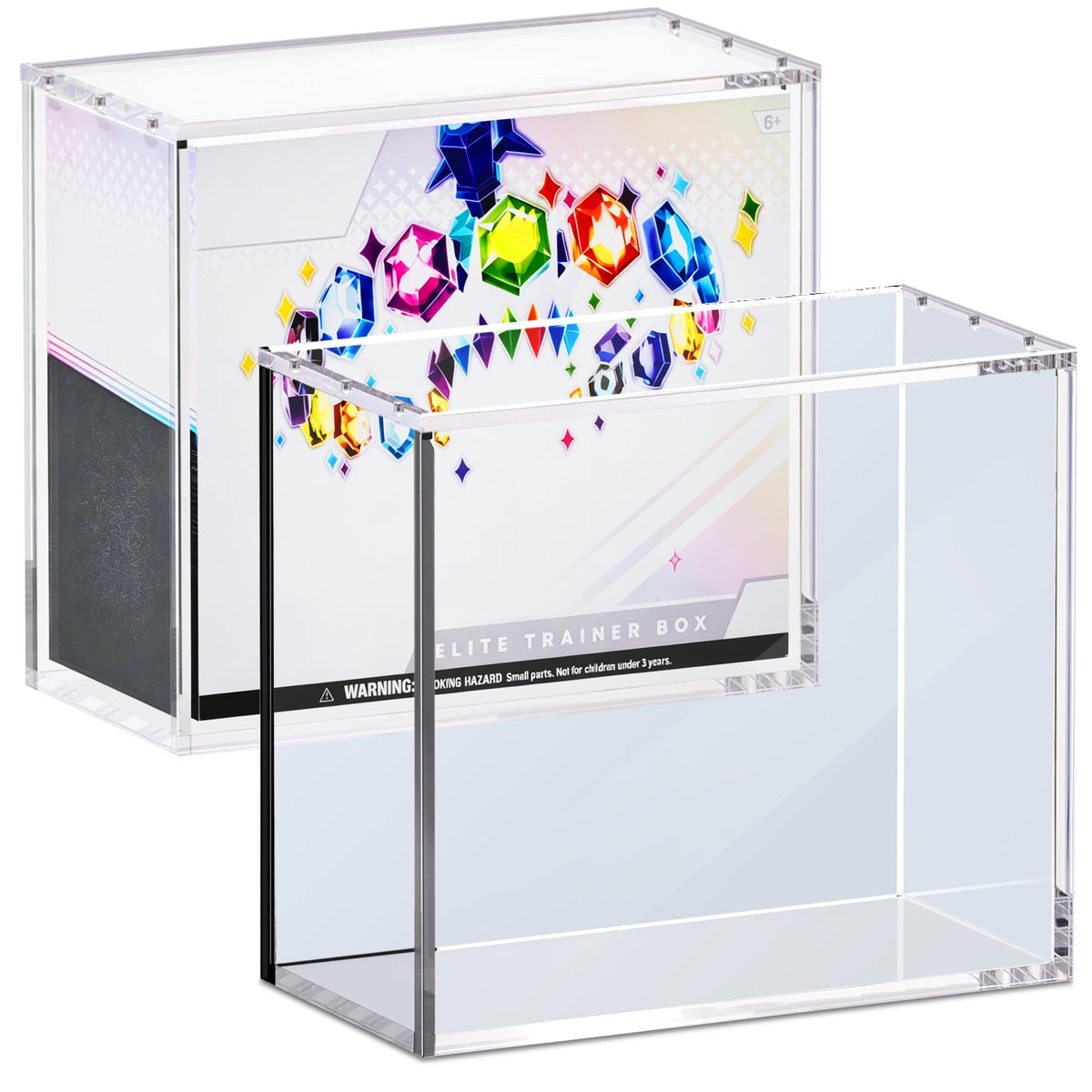 Kisbox ETB protector case close-up shows magnetic closure for secure display