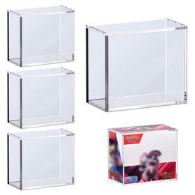 KISBOX PKMN booster box acrylic case front view for secure display