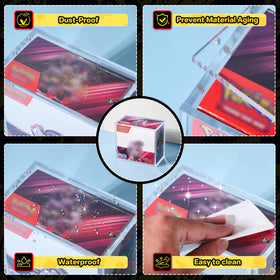 KISBOX PKMN booster box dustproof seal keeps display clean