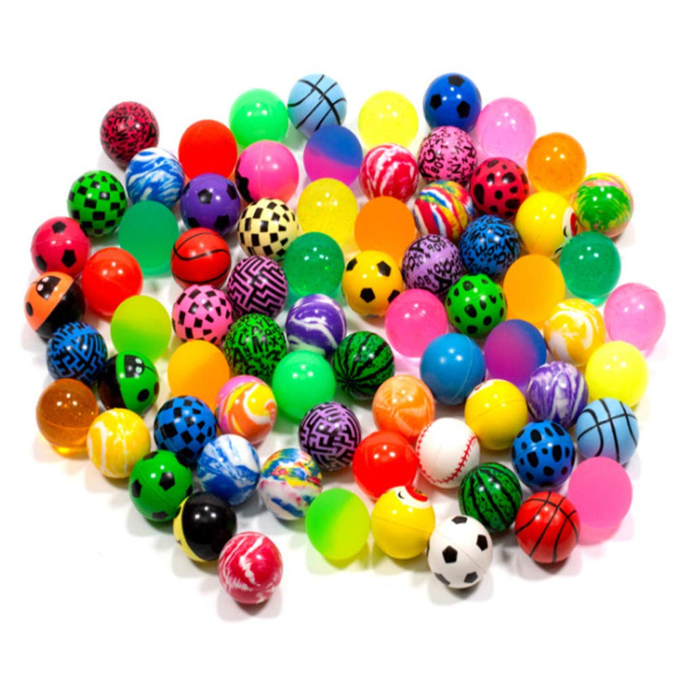 KISEER bouncy balls 28mm in assorted colors for vibrant outdoor play and party favors.