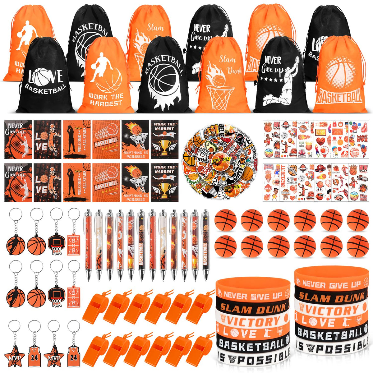 KISPATTI drawstring bags for basketball party gifts and presentation.