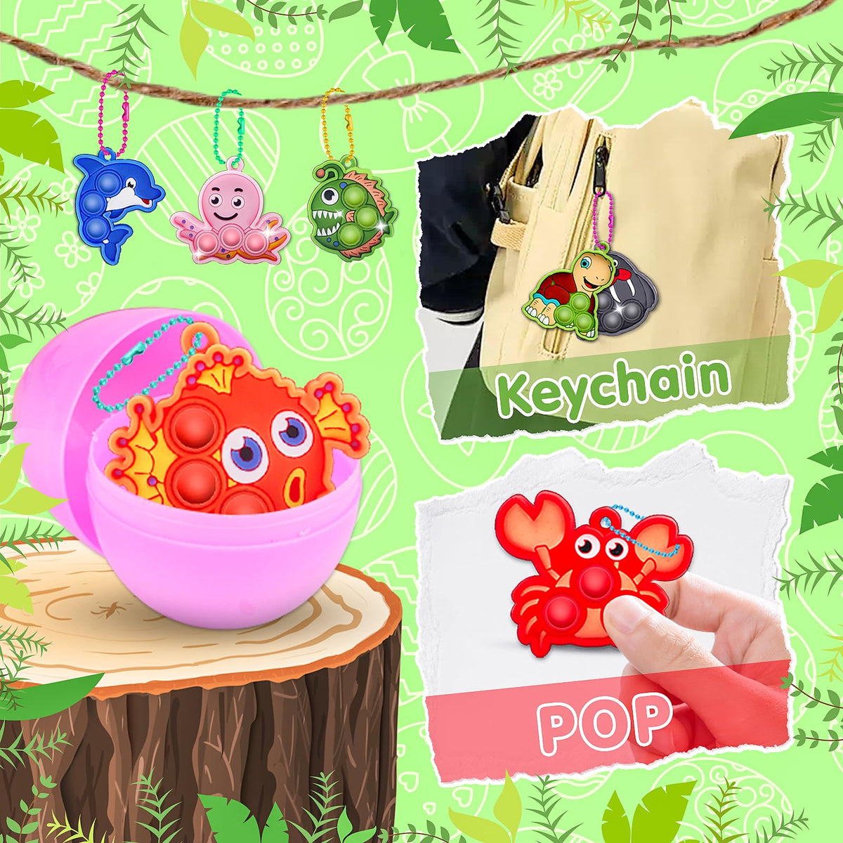 Kiss Monkey prefilled eggs offer compact, surprise entertainment.