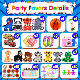 Kiss Monkey colorful fidget toys pack ideal for party favors and event fun