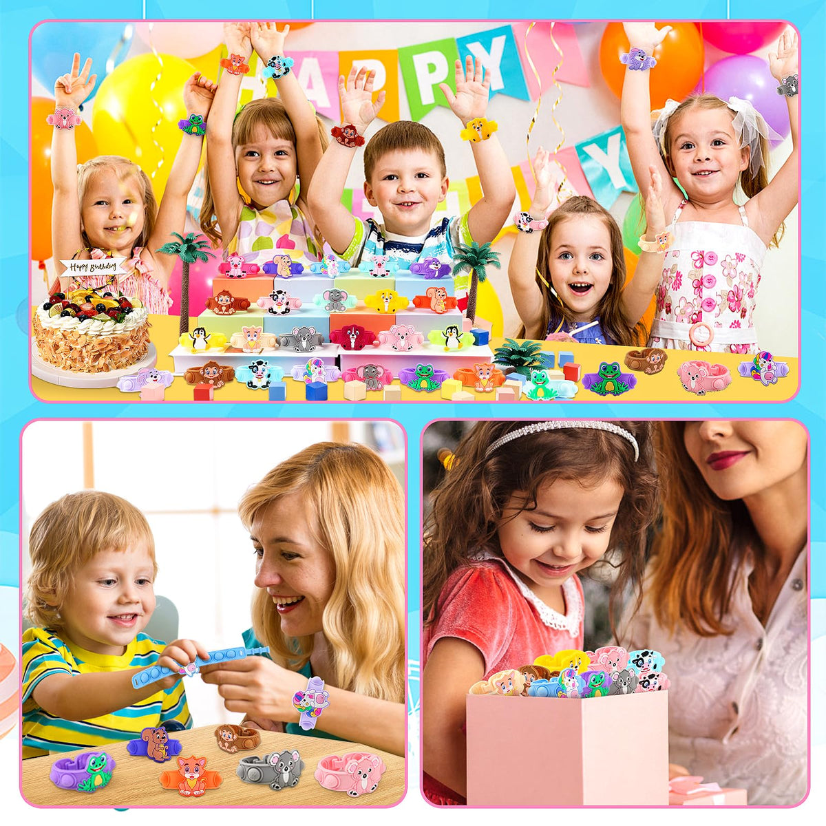 Kiss Monkey party favor pack makes celebrations engaging for kids.