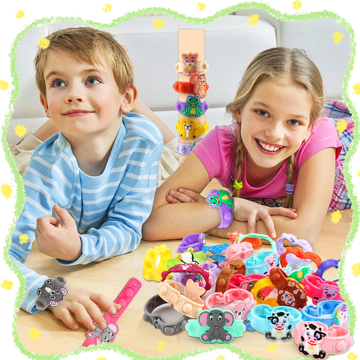 Kiss Monkey pop sensory toy provides tactile feedback during fidget play.