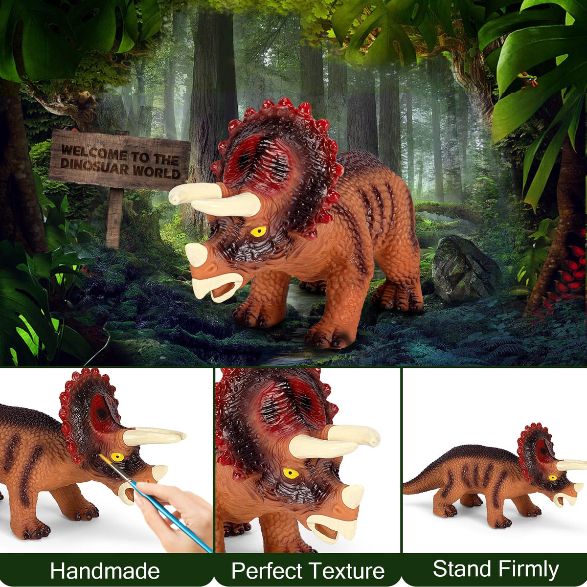 Kissdream Pterodactyl figure adds winged dinosaur fun to imaginary worlds.