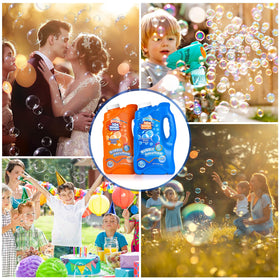 Kissdream bubble gun and wand for quick, colorful bursts.