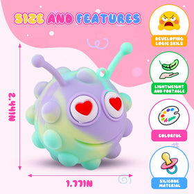 KissFree Animal Pop Ball collection displaying 36 diverse animals for sharing.