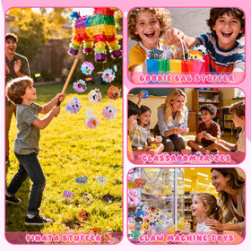 KissFree Animal Pop Ball as a party favor stuffed in a goody bag.