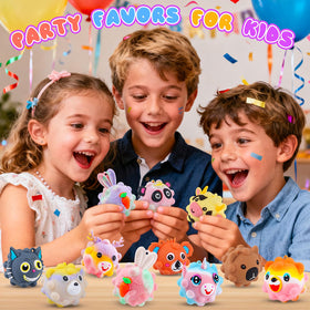 KissFree Animal Pop Ball at 2 inches, easy to grip and carry.