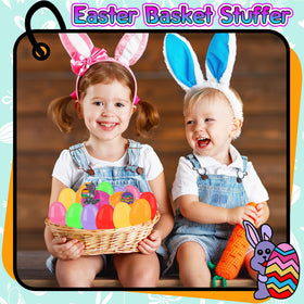 Prefilled KissFree eggs enhance Easter egg hunts with instant surprises.