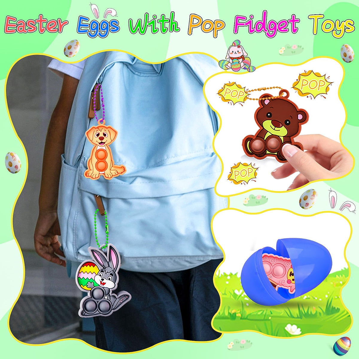 KissFree eggs with toys great for party favors and prizes
