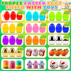 KissFuture durable plastic egg with snap closure for easy hiding.