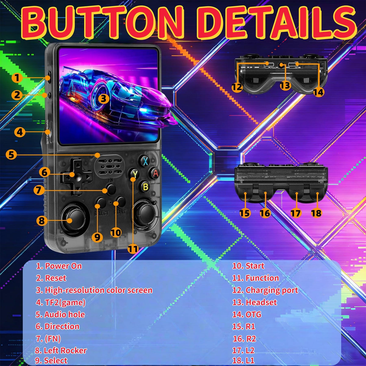 KITCHSTAR R36S in-box visuals highlight included accessories and plug-and-play setup