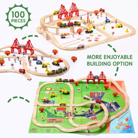KiToyWod bridge with pier and slopes for versatile layouts