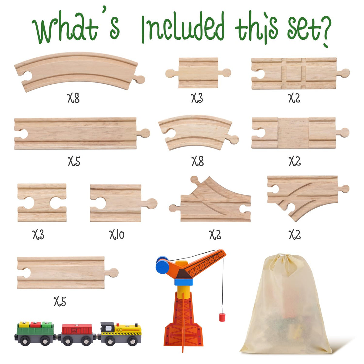 KiToyWod crane adds interactive pretend cargo handling to play.