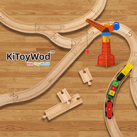 KiToyWod curved and straight tracks support versatile layouts.