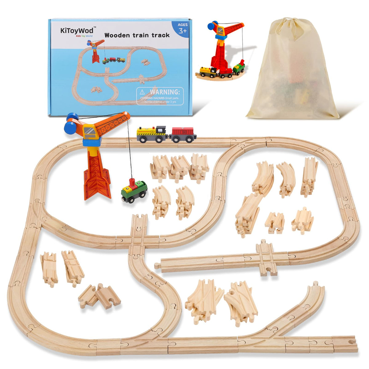KiToyWod 62-piece gift set for birthdays and holidays.