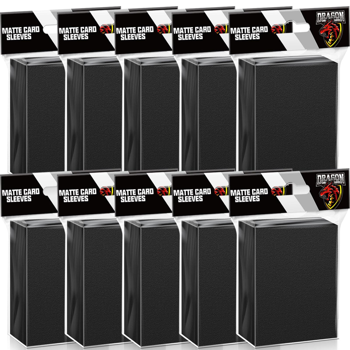 Kitoyz 1000 card sleeves pack for organized trading card storage