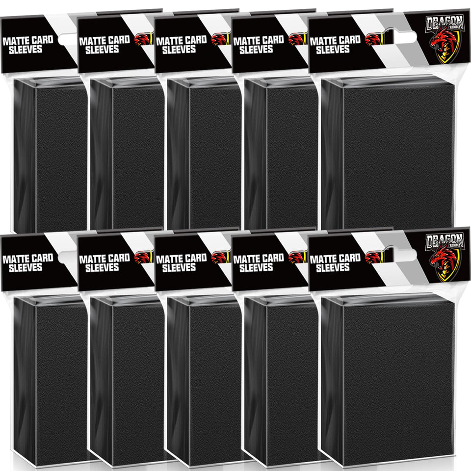 Kitoyz 1000 card sleeves pack for organized trading card storage