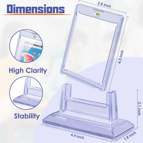 Kitoyz 12 base stands for sturdy, visible card displays on a desk or shelf.