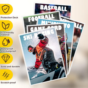 Kitoyz sleeves compatible with baseball, football, MTG, and other cards