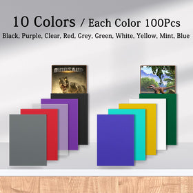 Kitoyz standard-size sleeves fit 2.5x3.5 inch cards securely.