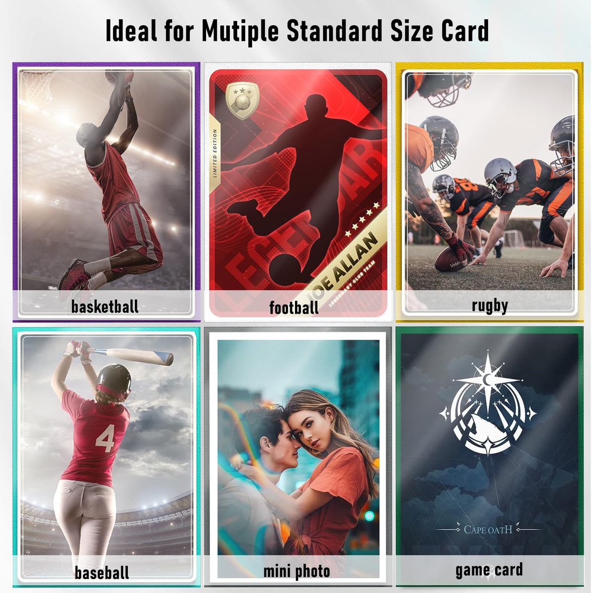 Kitoyz top-loading design makes swapping cards quick and easy.