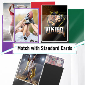Kitoyz sleeves shield cards from water and dust during storage.