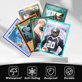 Kitoyz durable polypropylene sleeves offer long-lasting protection for your cards.