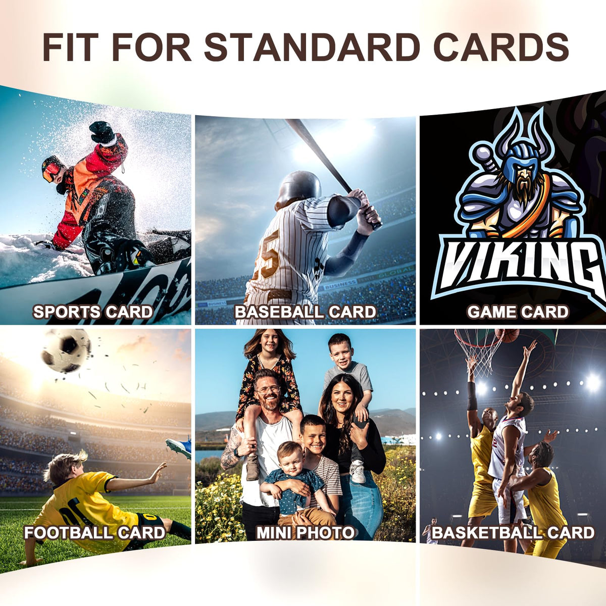 Kitoyz penny-soft sleeves offer clear front visibility for easy card viewing