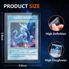 Kitoyz thin and durable sleeves enable easy shuffling and quick gameplay.