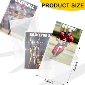 Kitoyz transparent sleeves keep cards visible without bulky outer covers