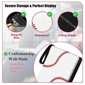 Kitoyz waterproof PU leather cover protects cards during travel.