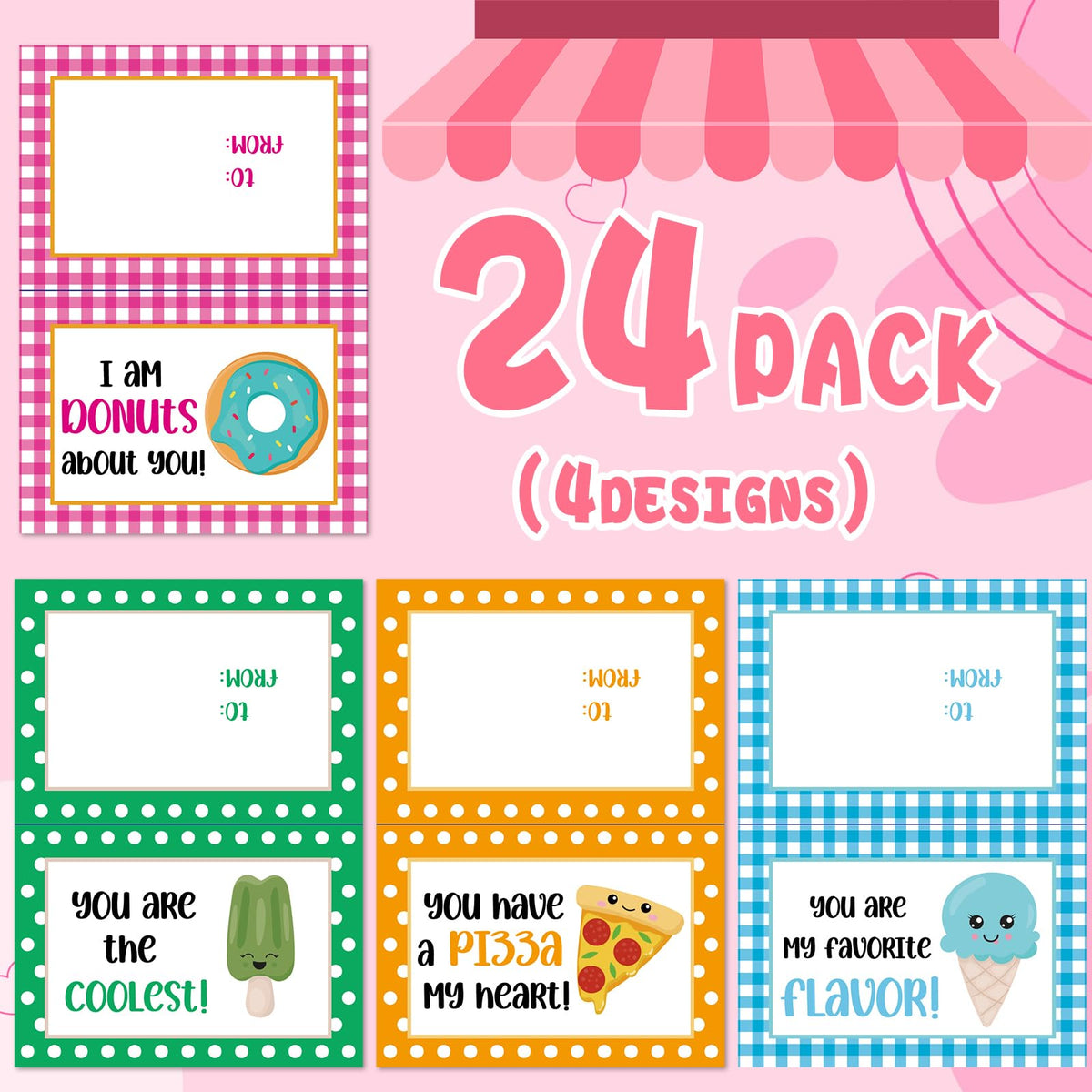 Kittmip friendship card included with each ice cream fan