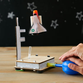 KiwiCo Astronaut Starter Kit launch of model spaceships with pumps