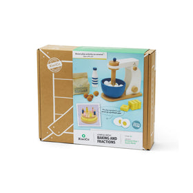 KiwiCo Bake-a-Cake activity mat supports organized, kid-friendly baking sessions.