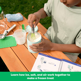 KiwiCo kit demonstrating freezing and ice crystal formation in a kid-friendly setup.