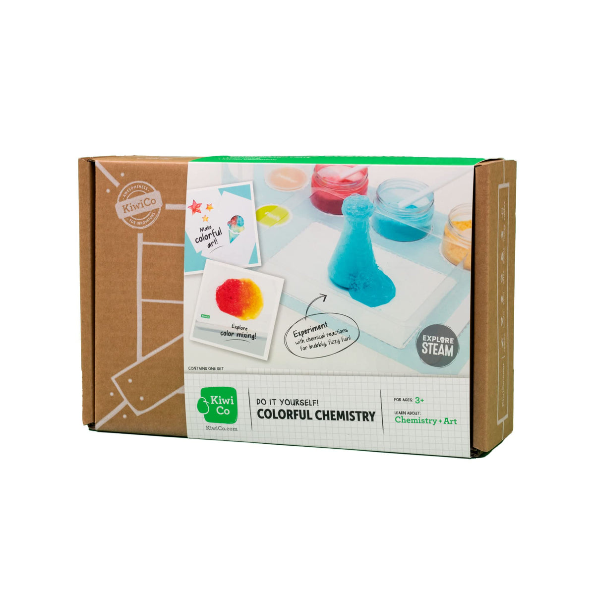 KiwiCo Colorful Chemistry Set supports early scientific curiosity through play.