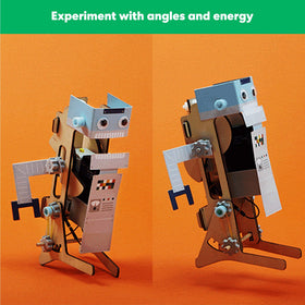 KiwiCo Jumping Robot cams-and-action shows timing effects on jumps
