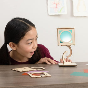 KiwiCo levitating lantern lantern-wiring highlights simple wiring skills for interactive learning.
