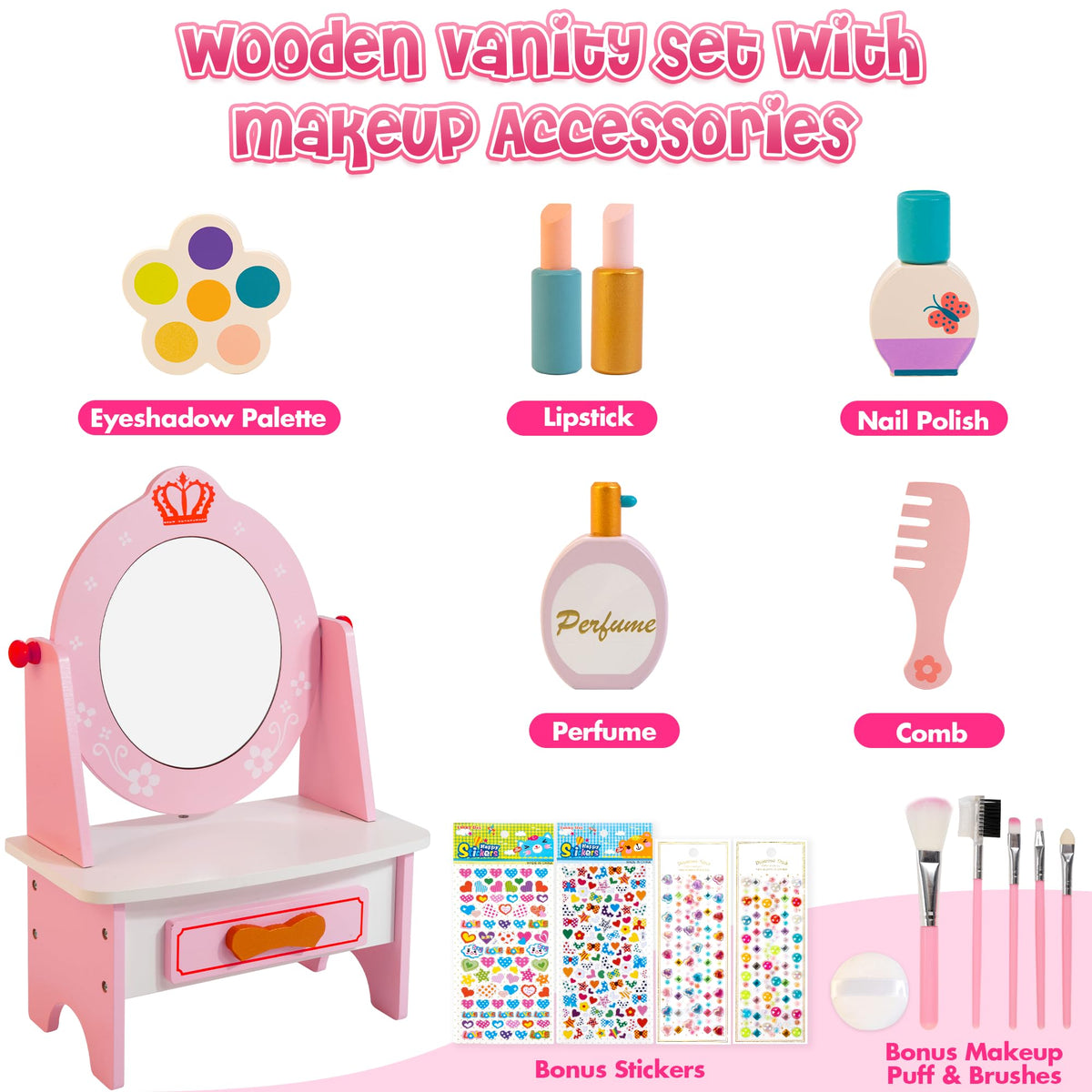 Kizfarm toddler makeup kit promotes creative pretend sessions
